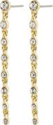 Pilgrim Imogene Earrings Goldplated one size - Ørestikker hos Magasin