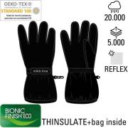 Mikk-Line Nylon Glove 110/116Y - Vanter & Luffer hos Magasin