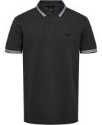 BOSS Paddy Mand Dark Grey Kortærmede Poloer Str L - hos Magasin