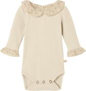 Lil' Atelier Nbftrine LS Slim Body LIL Str 68 - Turtledove Langærmede ...