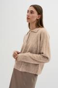 Karen by Simonsen Kbnoabelle Polo Kvinde Walnut Sweaters Str L - hos M...