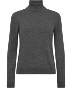 United Colors of Benetton Turtle Neck 100% Cashmere Kvinde Grå Sweater...