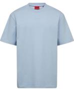 HUGO Dapolino Mand Light/pastel Blue Kortærmede T-shirts Str L - hos M...