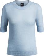 BOSS Fusionana Kvinde Light/pastel Blue Sweaters Str S - hos Magasin