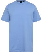 BOSS Thompson 01 Mand Bright Blue Kortærmede T-shirts Str L - hos Maga...