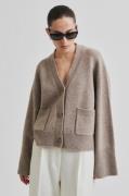 Second Female Alpha Knit Cardigan Kvinde Fallen Rock Sweaters Str L - ...