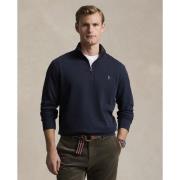 Polo Ralph Lauren Luxury Jersey Quarterzip Pullover Mand Aviator Navy ...