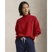 Polo Ralph Lauren Vintage Fleecelsl-sws Kvinde Madison Red Sweatshirts...