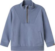 Lil' Atelier Nmmilondon RIO LS Half ZIP Sweat LI Str 92 - Troposphere ...