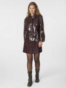 Neo Noir Emilia Patent Jacket Kvinde Burgundy Overgangsjakker Str 40 -...