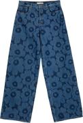 Marimekko Maridenim Loose Unikko Kvinde 550 Wide Jeans Str 30/32 - hos...