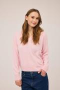 Magasin Mabel 10 100% Cashmere Kvinde Rose Quartz Sweaters Str L Cashm...