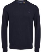 Polo Ralph Lauren Textured Cotton Crewneck Sweater Mand Navy Htr Sweat...