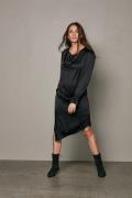 NÜ Denmark Vanilla Tunic Dress Kvinde Black Midi Kjoler Str M - hos Ma...