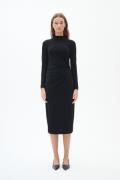 InWear Solanaiw LS Dress Kvinde Black Maxi Kjoler Str L - hos Magasin