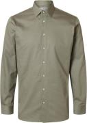 Selected Homme Slhslimperformance Shirt LS Noos Mand Vetiver Langærmed...