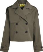 JJXX Jxcarlie Short Trenchcoat OTW SN Kvinde Dusty Olive Trenchcoats S...