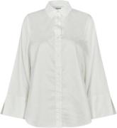 Modström Kallemd Shirt Kvinde Soft White Langærmede Skjorter Str L - h...