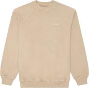 Woodbird Wbzhang Washed Crew Mand Light Sand Sweatshirts Str S - hos M...