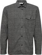 Casual Friday Cfalvin LS Herringbone Overshirt Mand Anthracite Black O...