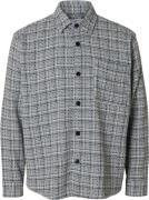 Selected Homme Slhrelaxmike NF Boucle Overshirt Mand Sort Langærmede S...