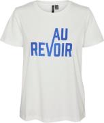 Vero Moda Vmjessy Francis SS TOP BOX JRS GA Kvinde Snow White/au Revoi...