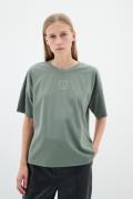 InWear Luxiw Tshirt Kvinde Agave Green Kortærmede T-shirts Relaxed Fit...