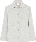 Heartmade 388 Julian Jacket Kvinde Off White Melange Overgangsjakker S...