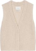 Marc O’Polo Vest, Sleeveless, Buttons Kvinde Natural Cream Strikveste ...