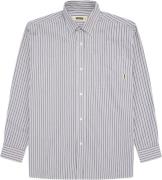 Woodbird Wbbuzo Ming Shirt Mand Grey Langærmede Skjorter Str L - hos M...