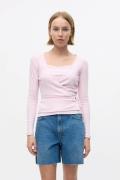 Envii Enally LS VN TEE 5314 Kvinde Light Lilac Toppe Str L - hos Magas...