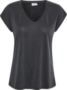 Kaffe Kalise Tshirt Kvinde Washed Black Kortærmede T-shirts Str L - ho...