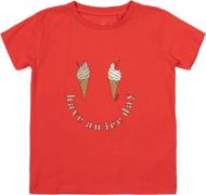 The New Tnnyrie S_S Tee Str 110-116 cm/5-6 år - Poppy Red Kortærmede T...