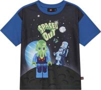 LEGO kidswear/LEGO børnetøj Lwtaffy 105 T-shirt S/S Str 128 cm - Blue ...