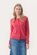 Part Two Ellahpw CA Kvinde Claret Red Cardigans Relaxed Fit Str L - ho...