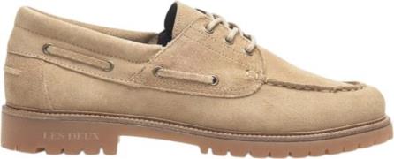 Les Deux Taylor Suede Boat Shoe Mand Light Sand Business Sko Str 41 - ...