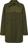 ONLY Onlkavana Coat OTW Kvinde Dark Olive Overgangsjakker Str L - hos ...