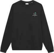 Les Deux Bruno Café Sweatshirt Mand Black Sweatshirts Str L - Bomuld h...