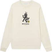 Les Deux Bruno Cat Sweatshirt Mand 215215 Sweatshirts Str L - Bomuld h...