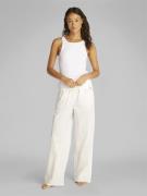 Calvin Klein Slim RIB Tank Kvinde White Tanktoppe Str L - hos Magasin