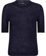 BOSS Fusionana Kvinde Dark Blue Sweaters Str L - hos Magasin