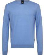 BOSS Lenop Mand Bright Blue Sweaters Str S - hos Magasin