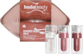 Huda Beauty Glossiest Gloss Trio Makeupsæt til Læberne 3 x 1,9 ml - Li...