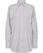 Filippa K Classic Stripe Shirt Kvinde Faded Viol Langærmede Skjorter S...