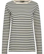 Weekend Max Mara Erasmo Kvinde Sort Langærmede T-shirts Str S - Bomuld...