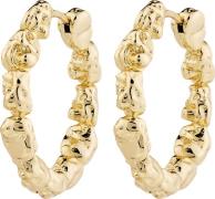 Pilgrim Tide Hoop Earrings Goldplated one size - Creoler hos Magasin