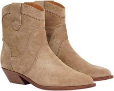 Lovelies Valzo Ankle Suede Boots Kvinde Hazel Brown Cowboy & Biker Str...