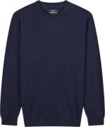 Mads Nørgaard - Copenhagen Tight Cotton Karsten Knit Mand Blå Sweaters...