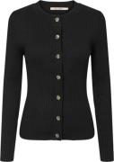 Rue de Femme 7493 Lope Knit Cardigan Kvinde Black Sweaters Str L - hos...