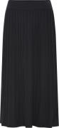 Micha Skirt_ Pleated Fan Knit Kvinde Black Maxi Nederdele Str S - hos ...